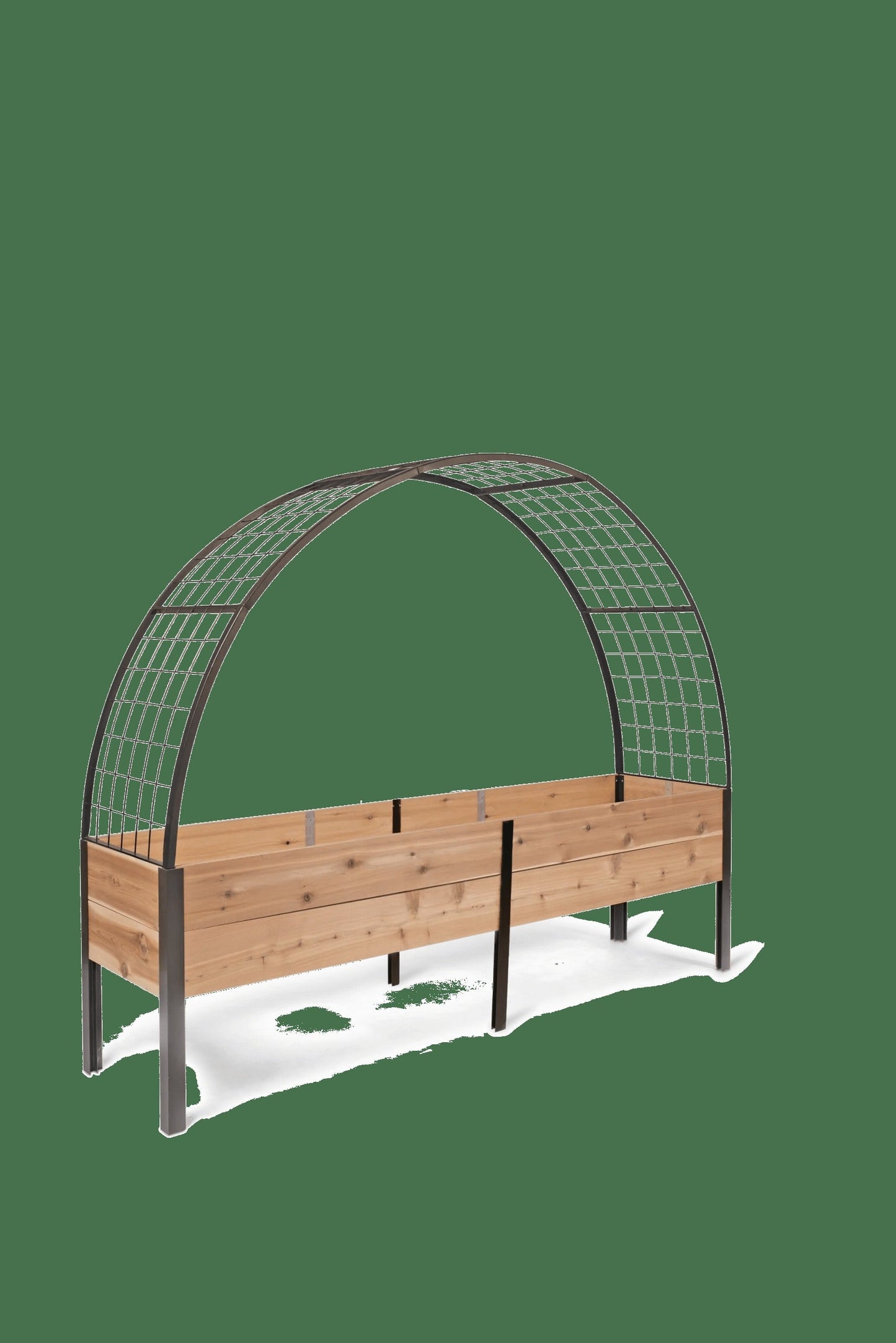 2' x 8' Arch Trellis for Planter Boxes