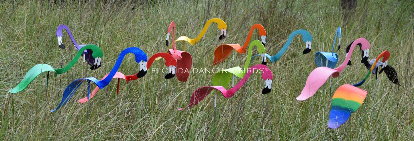 Florida Dancing Birds® Flock of Flamingos - Buy 3 or more and get 15% off