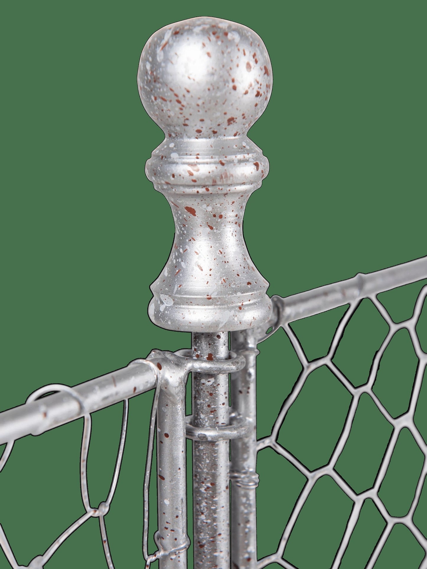Tall Chicken Wire Critter Fence Extension Panel, Set of 2