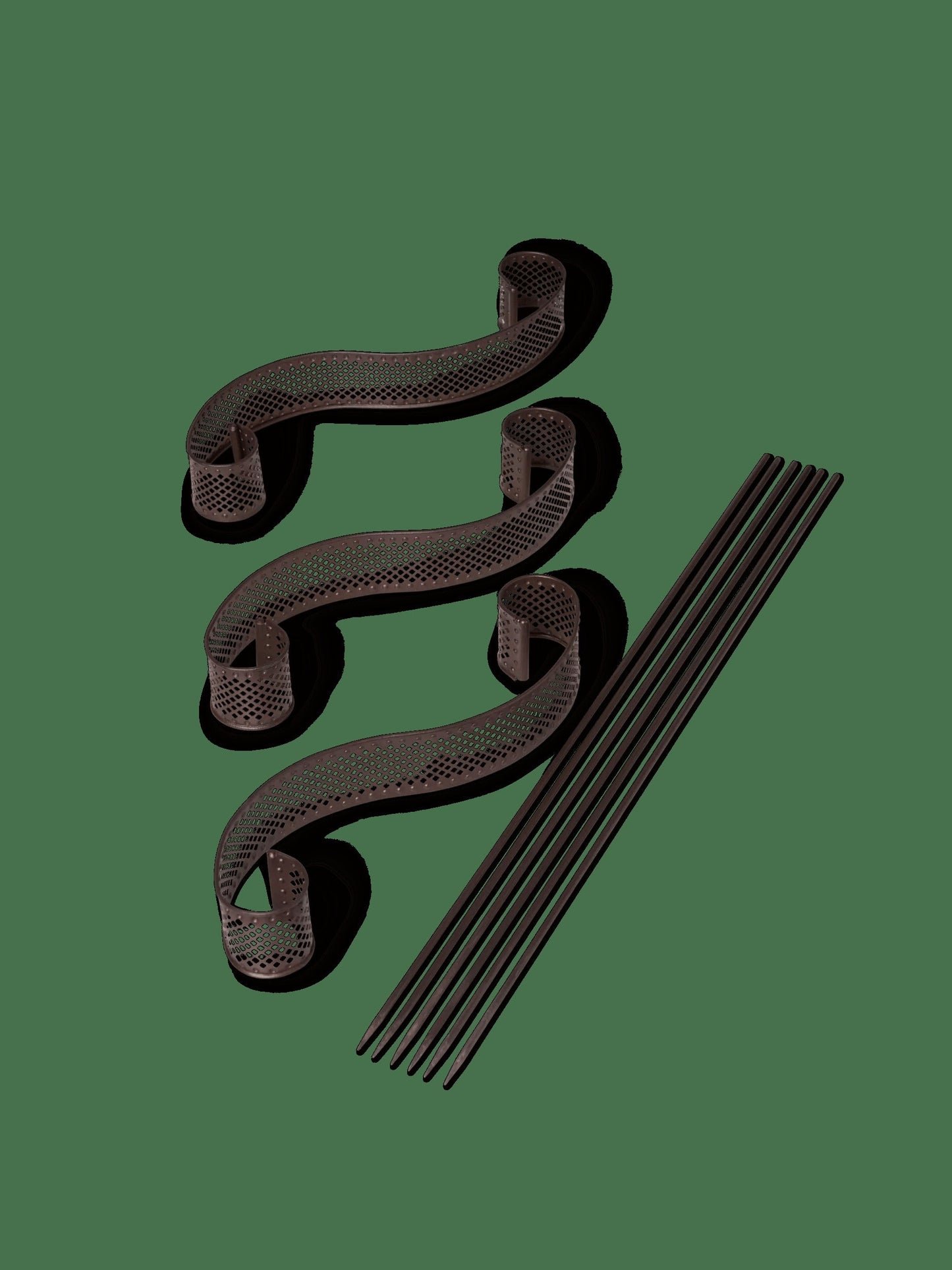 Scroll Linking Stakes, Set of 3
