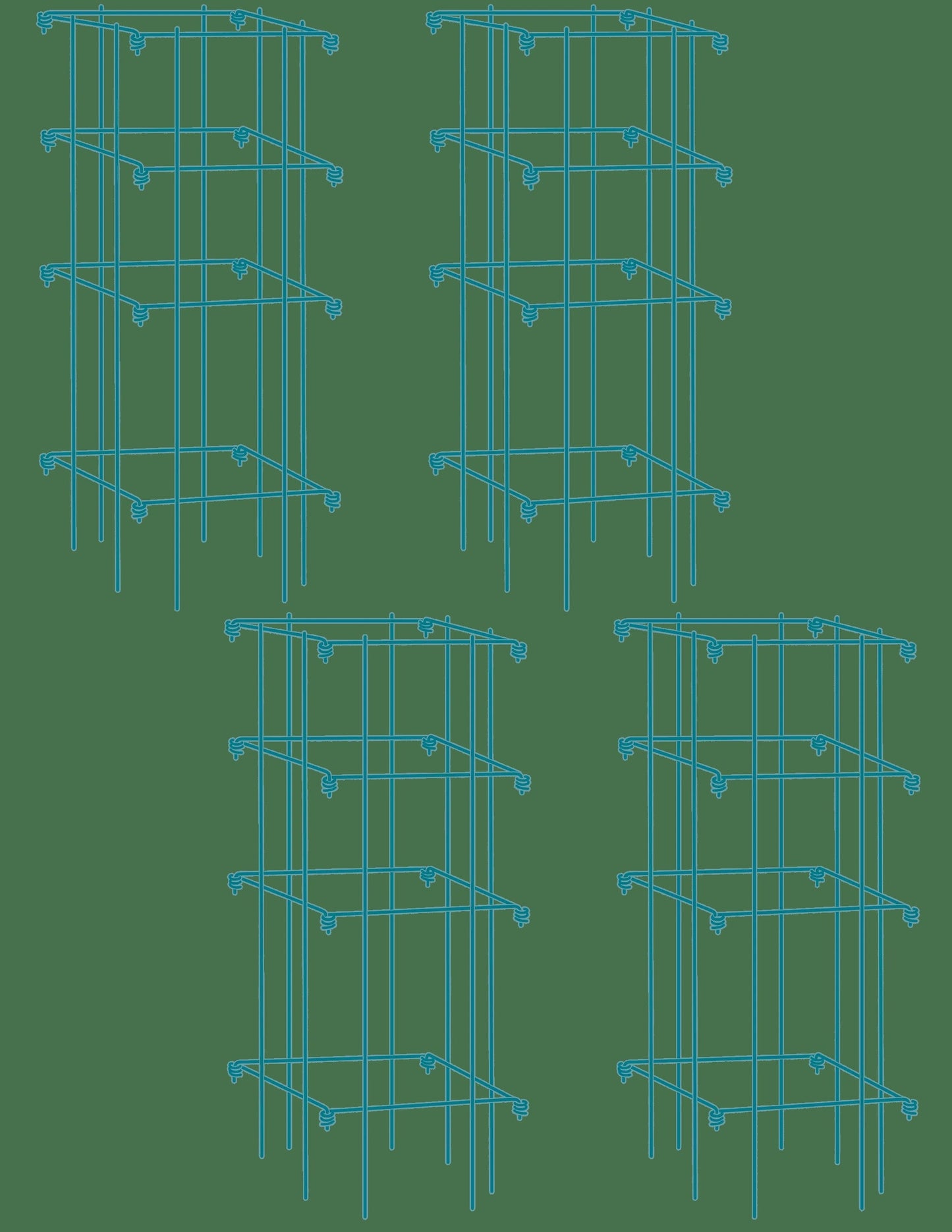 Tomato Cages, Set of 4