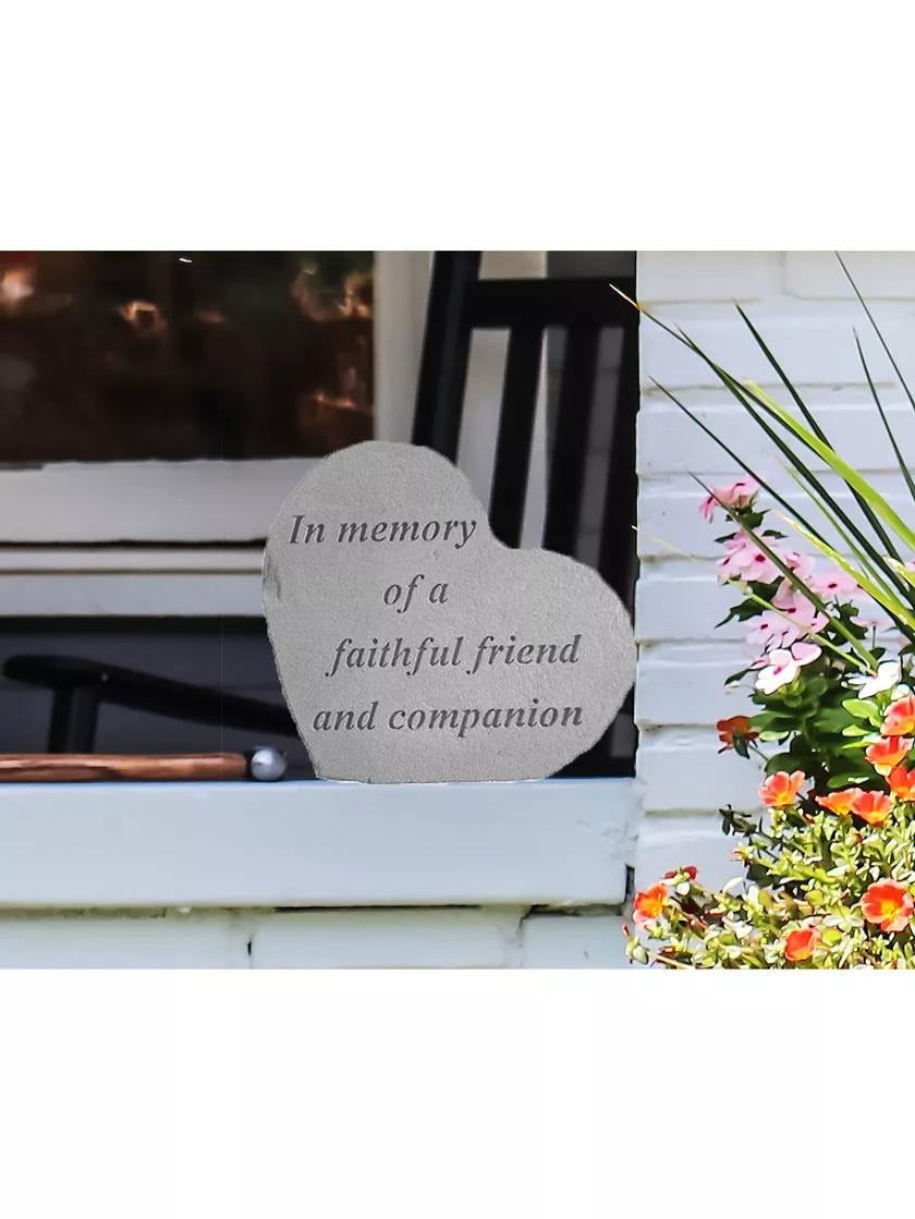 In Memory of a Faithful Friend Memorial Stone
