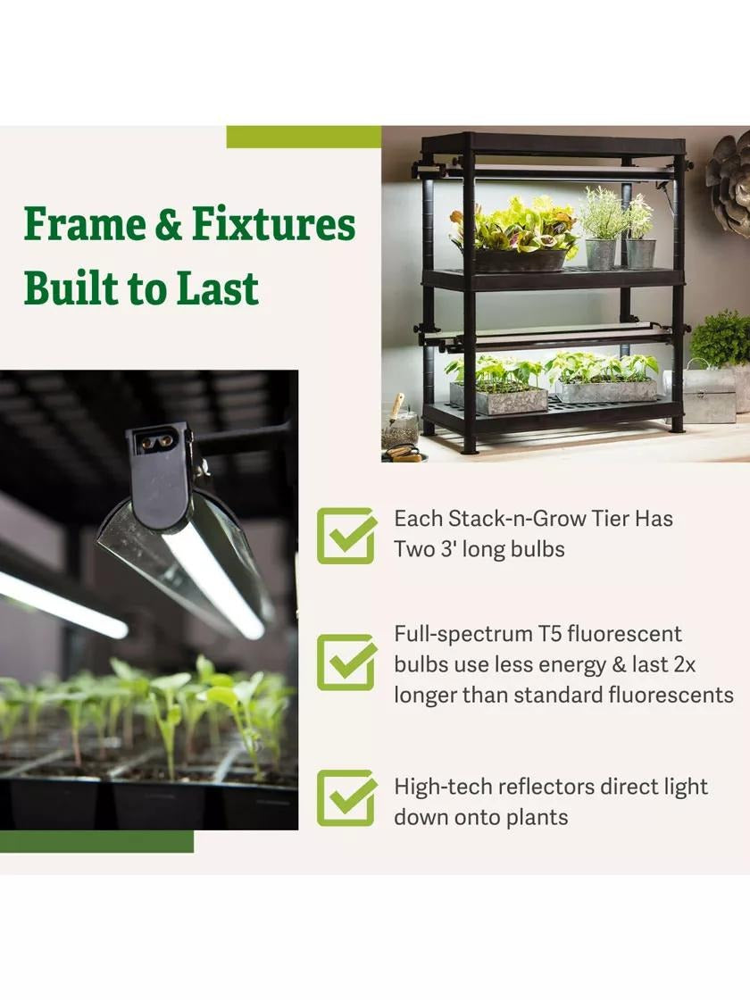 Stack-n-GrowTM Lights - 2-Tier System