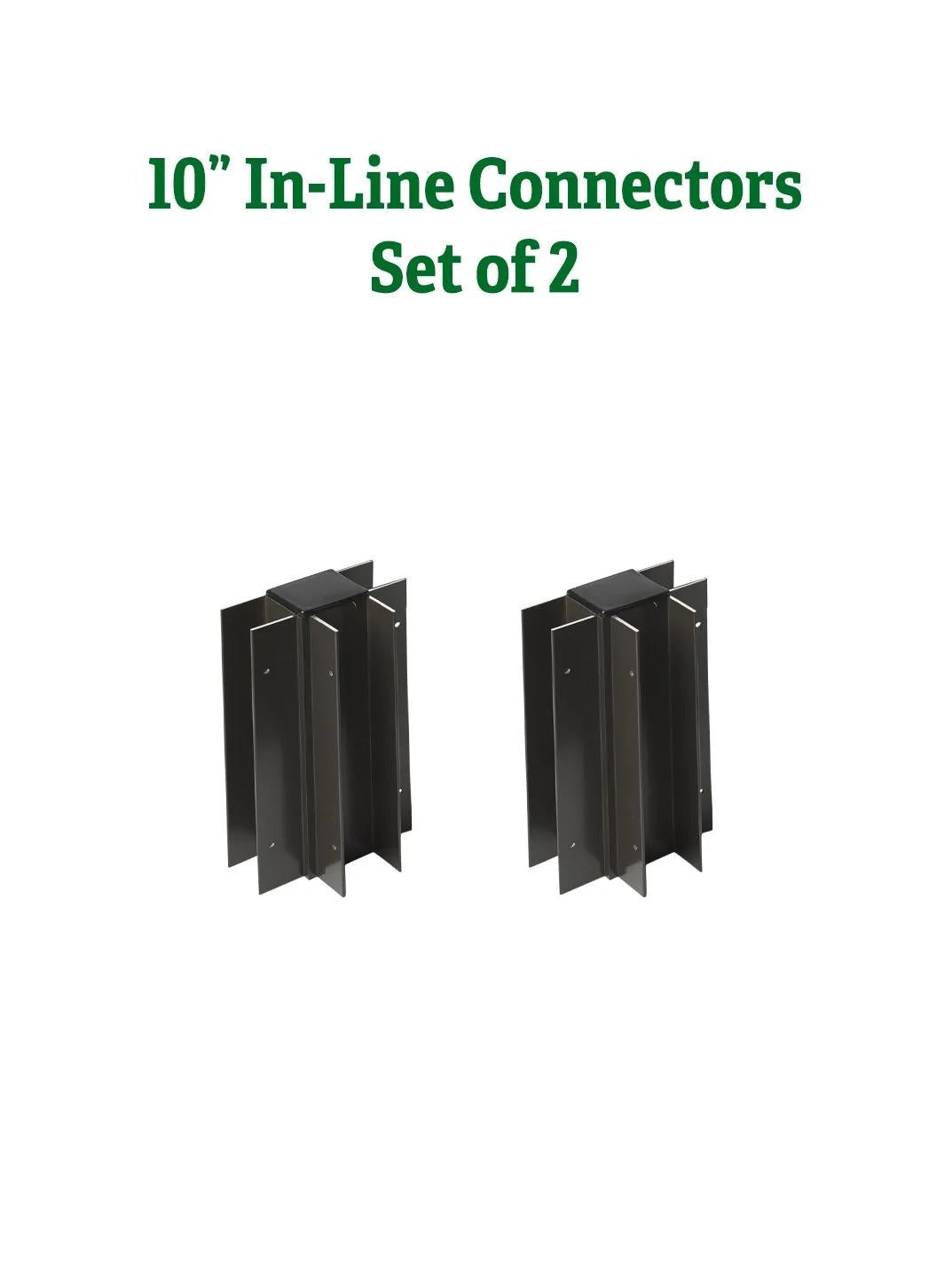 1" LifetimeTM In-Line Connectors, Set of 2