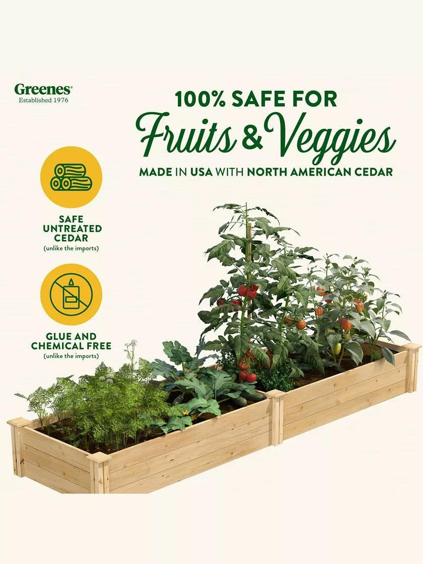 2' Cedar Raised Bed Garden Beds