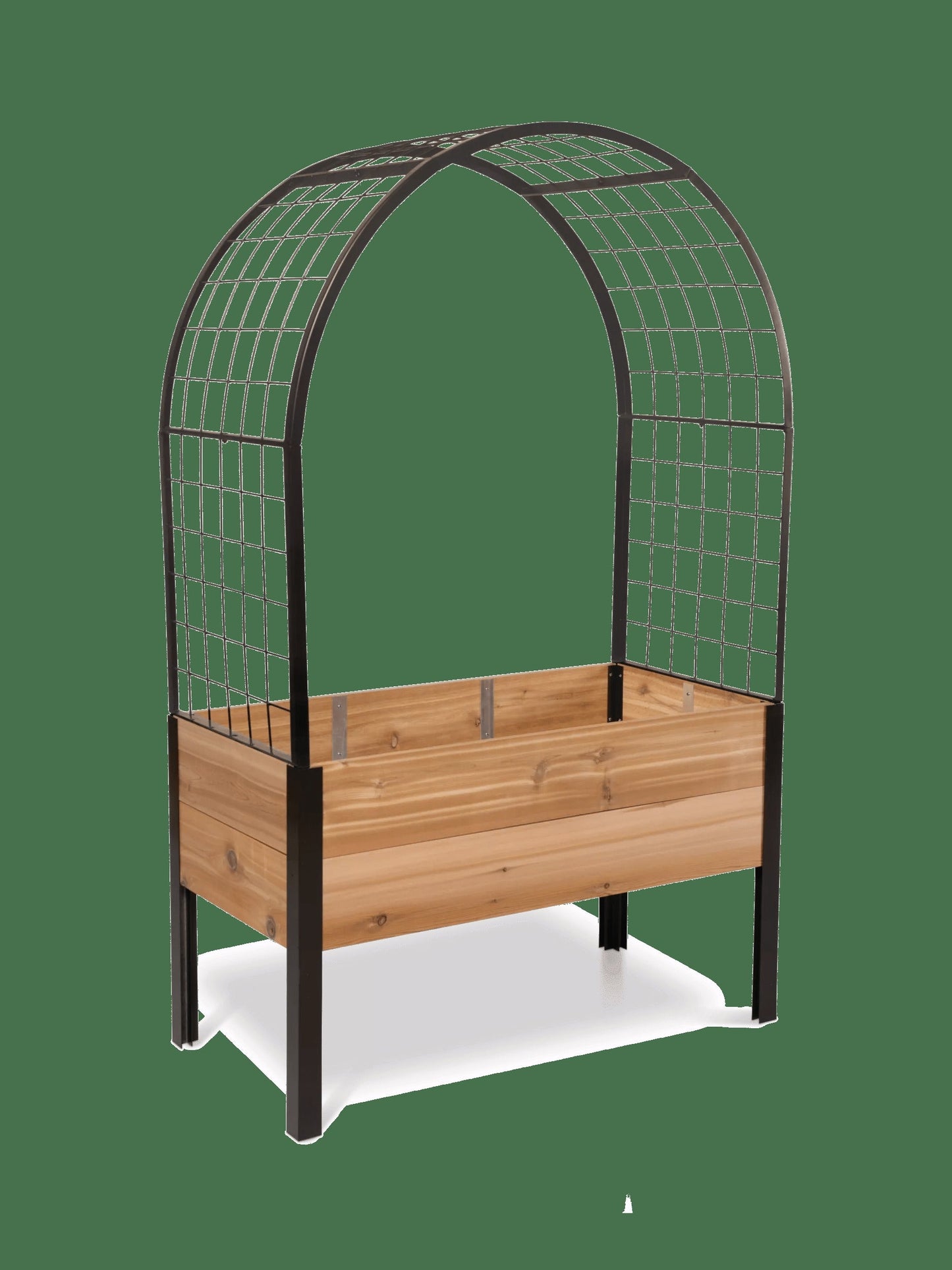 2' x 4' Arch Trellis for Planter Boxes
