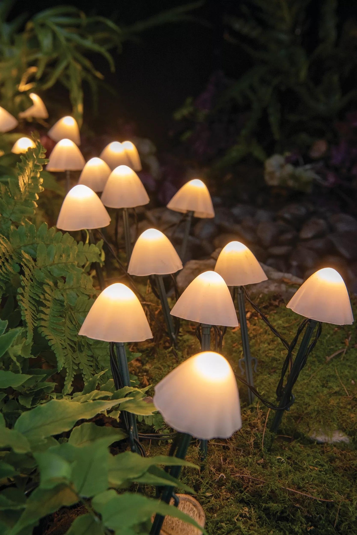 Tiny Mushroom Stake Lights