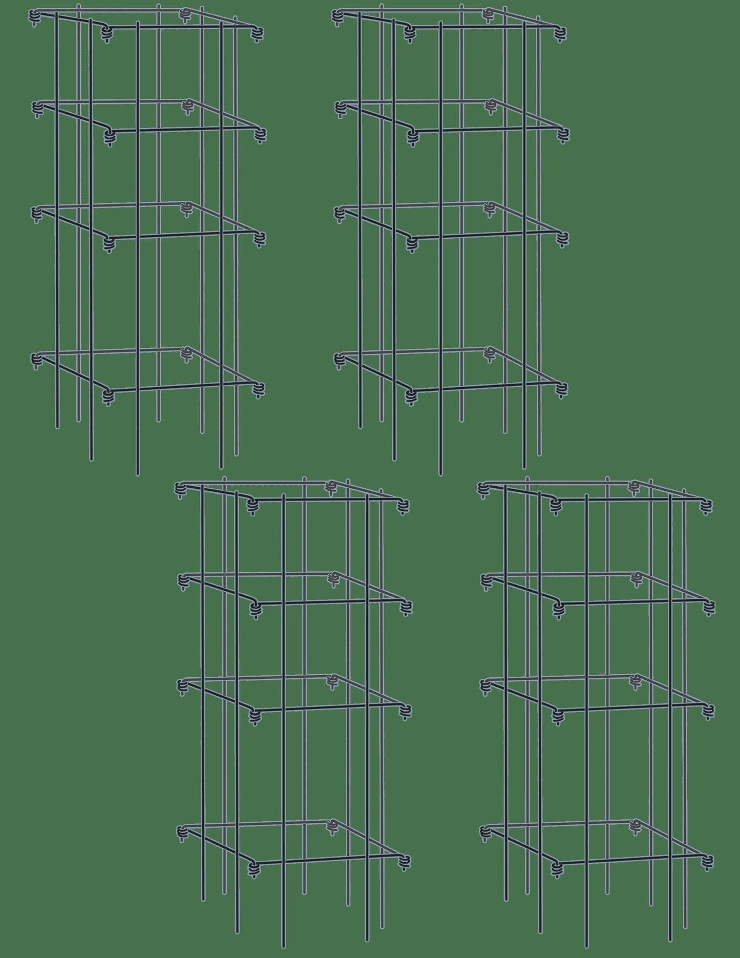 Tomato Cages, Set of 4
