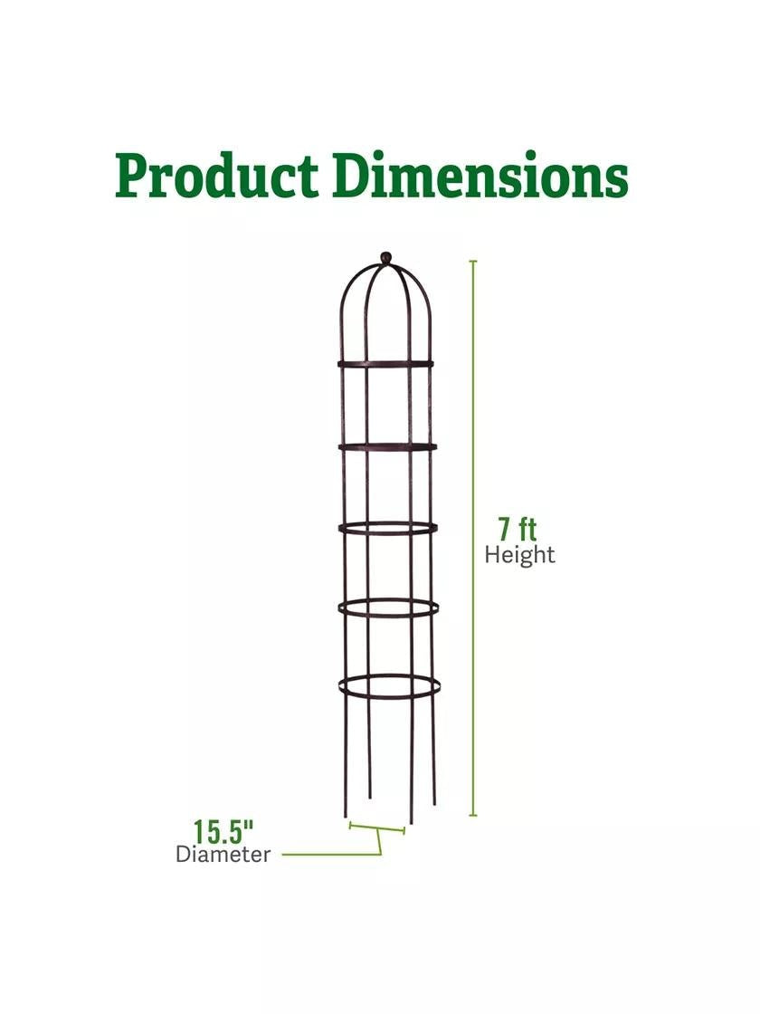 JardinTM Round Obelisk, 7'