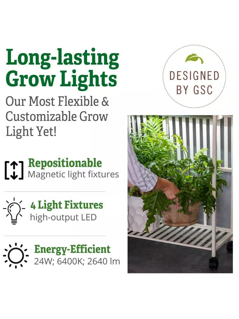 OsloTM 4-Tier LED Grow Light Garden