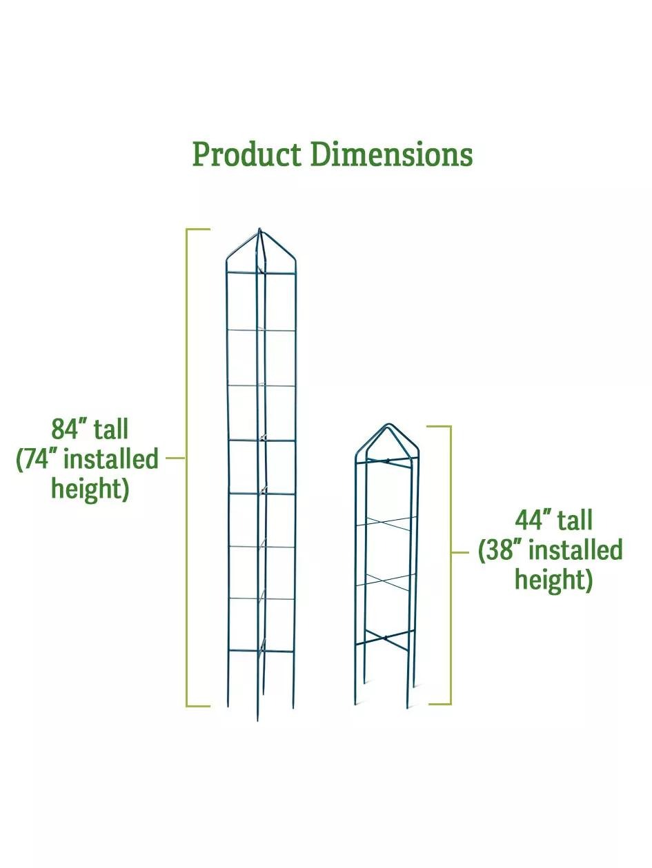 ZenithTM Folding Garden Supports, Set of 2