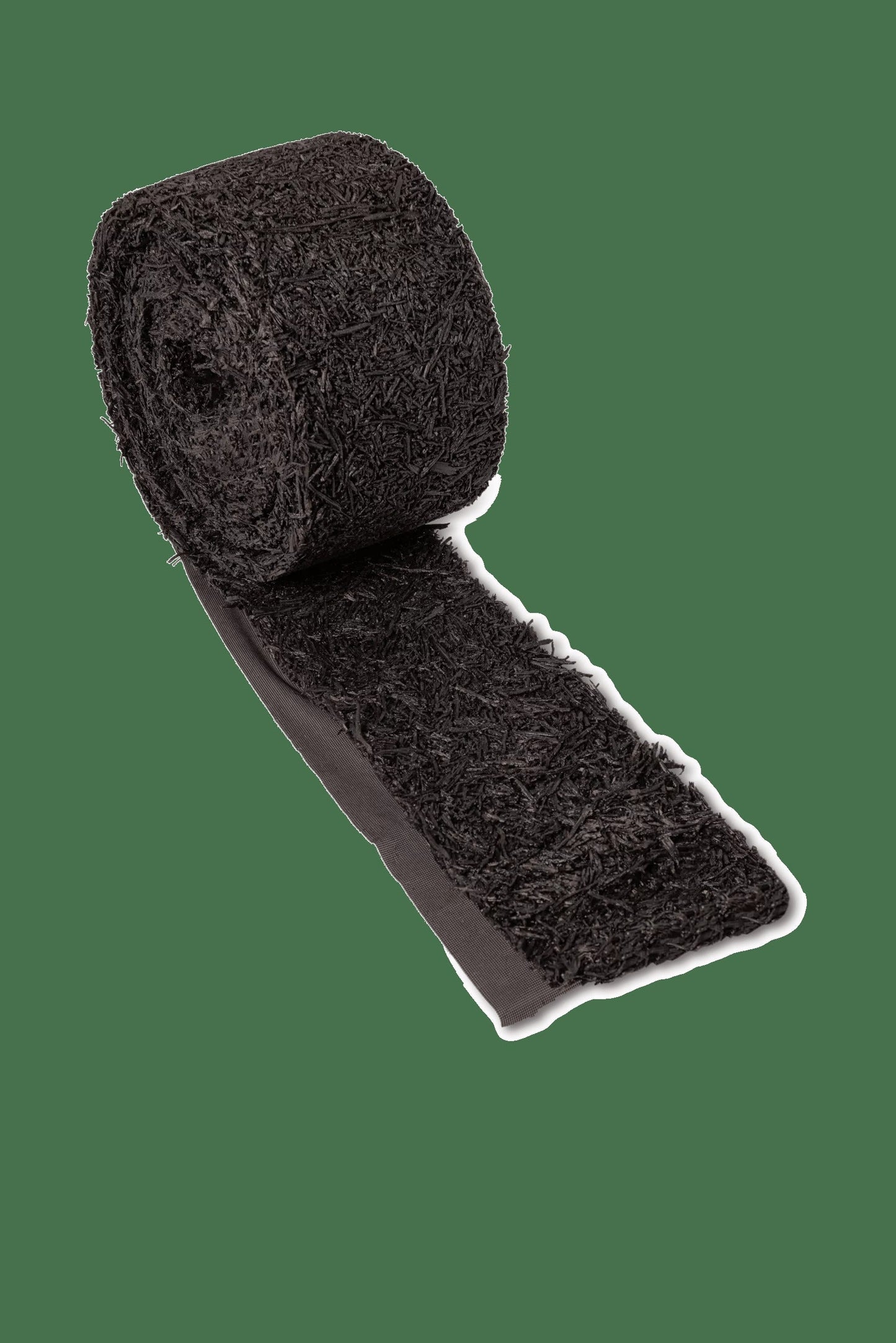 Recycled Rubber Mulch Edging, 12' x 6"