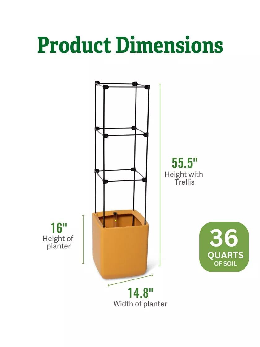 OasisTM Self-Watering Tomato Planter With Trellis