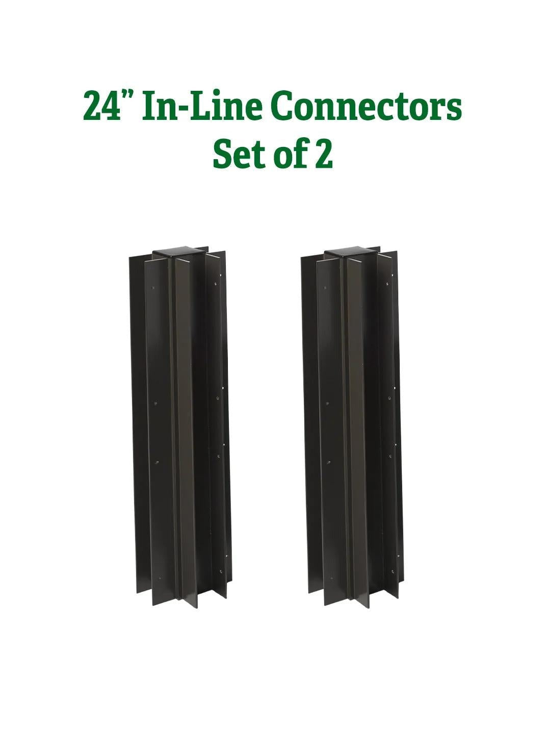 1" LifetimeTM In-Line Connectors, Set of 2
