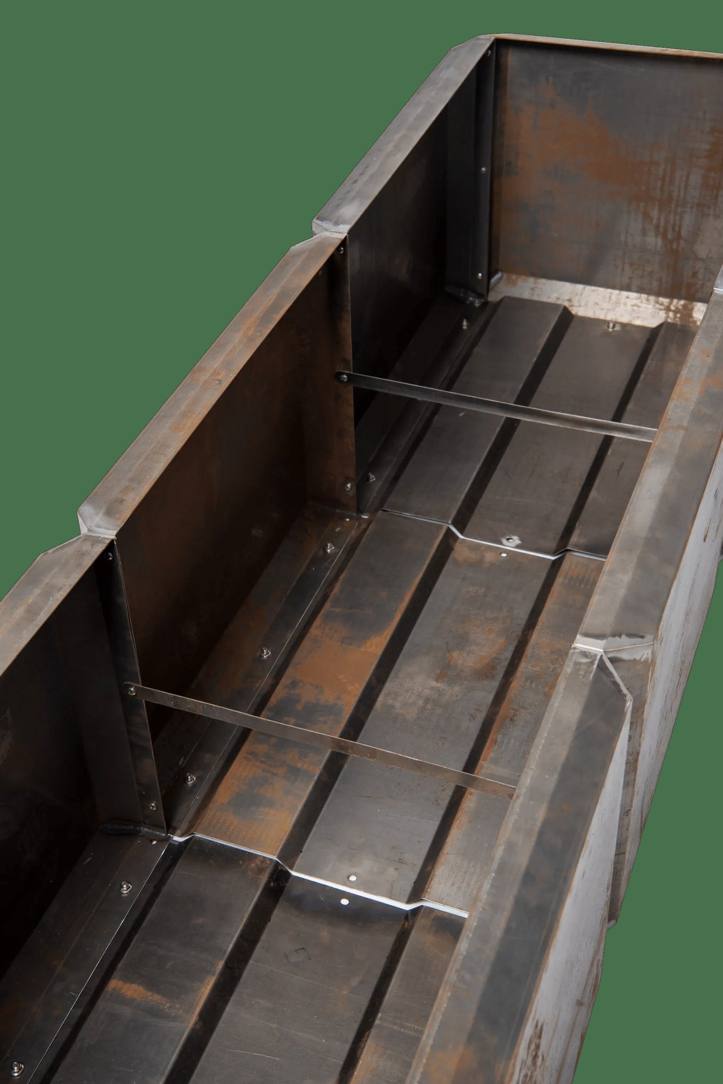 Corten Steel Modular Raised Bed, 2'x6' (17.5" D)
