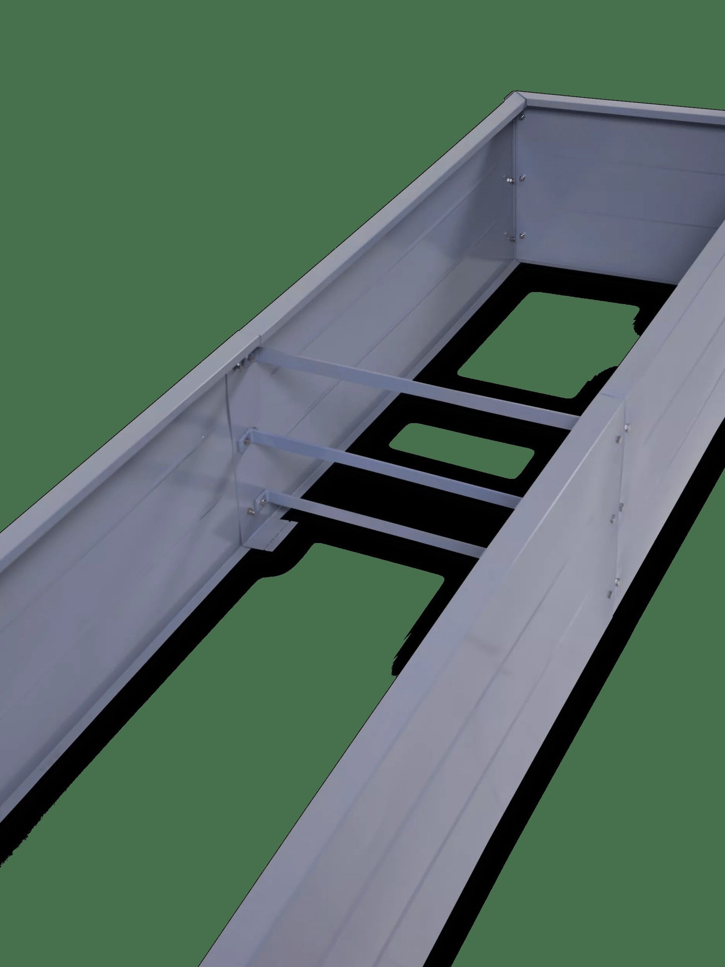 PutnamTM Metal Raised Bed, 24" x 90" (15"D)
