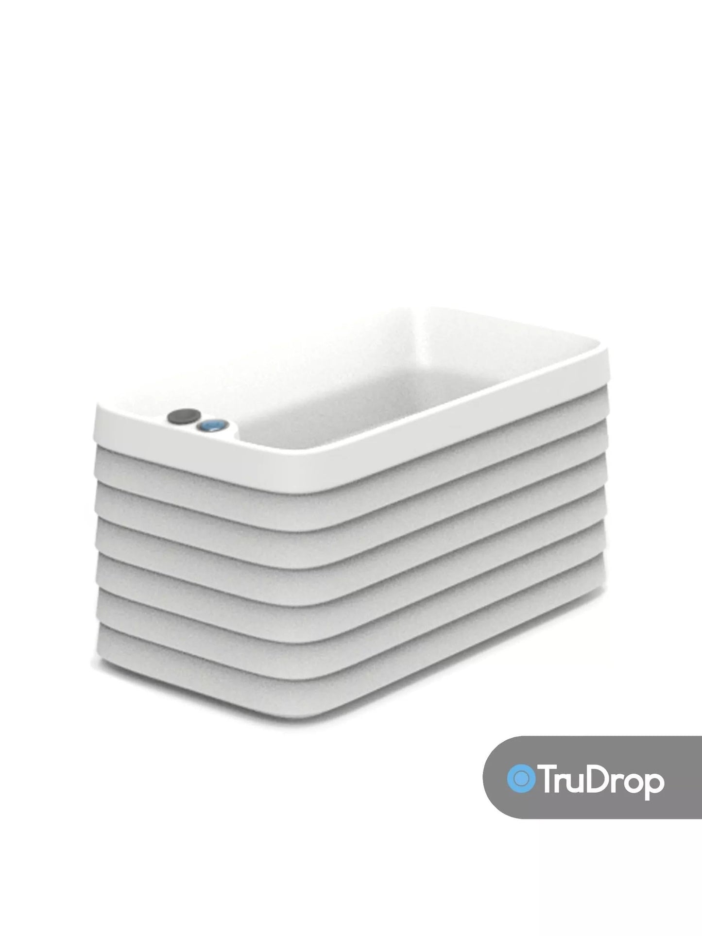 TruDrop Slat Window Box Planter