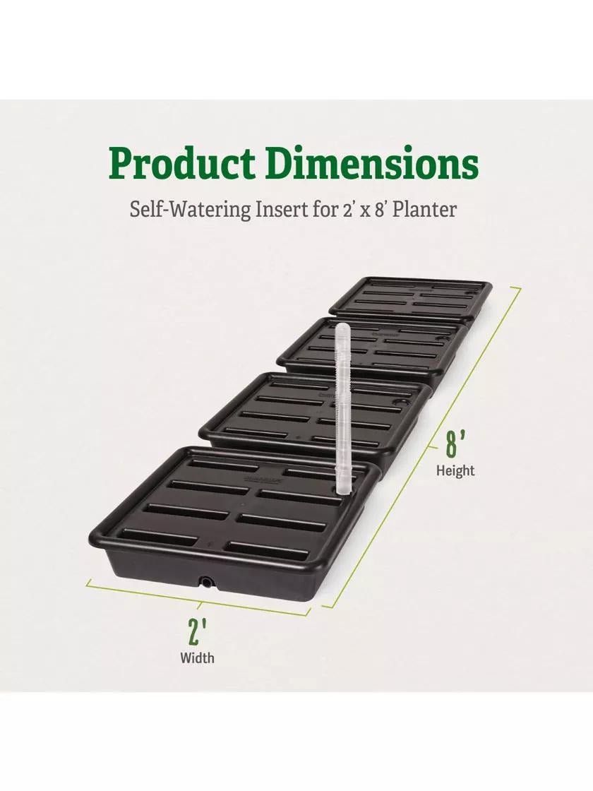 Self-Watering Insert for 2' x 8' Planter