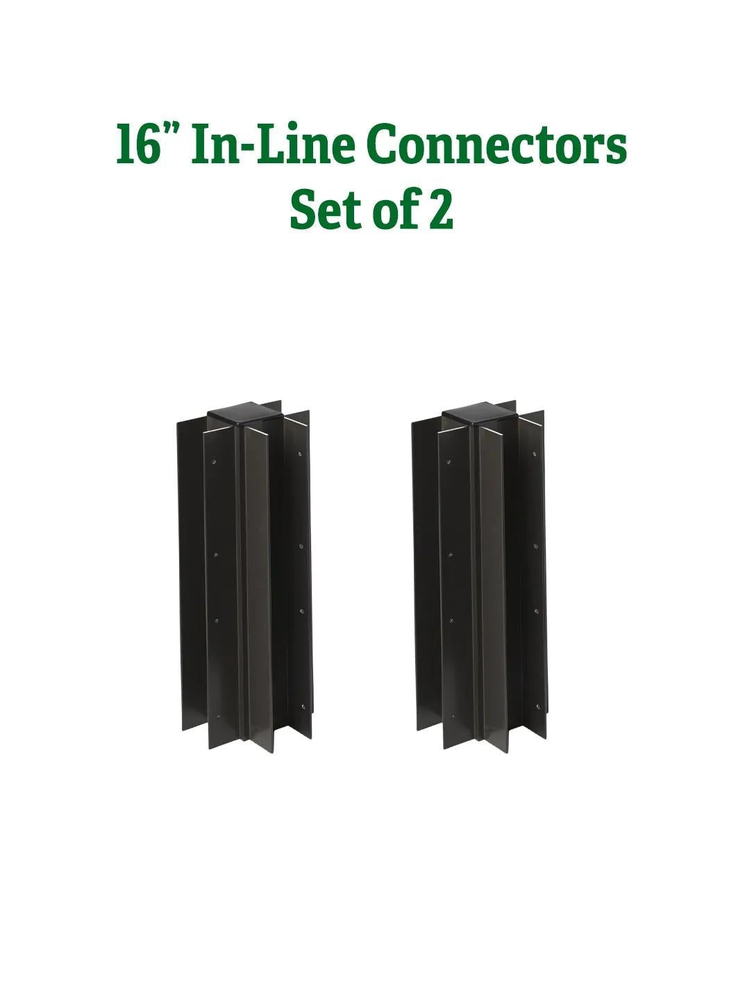 1" LifetimeTM In-Line Connectors, Set of 2
