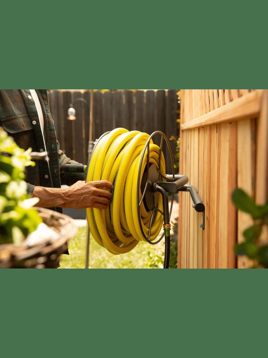 Yard Butler® Wall Mount Swivel Hose Reel
