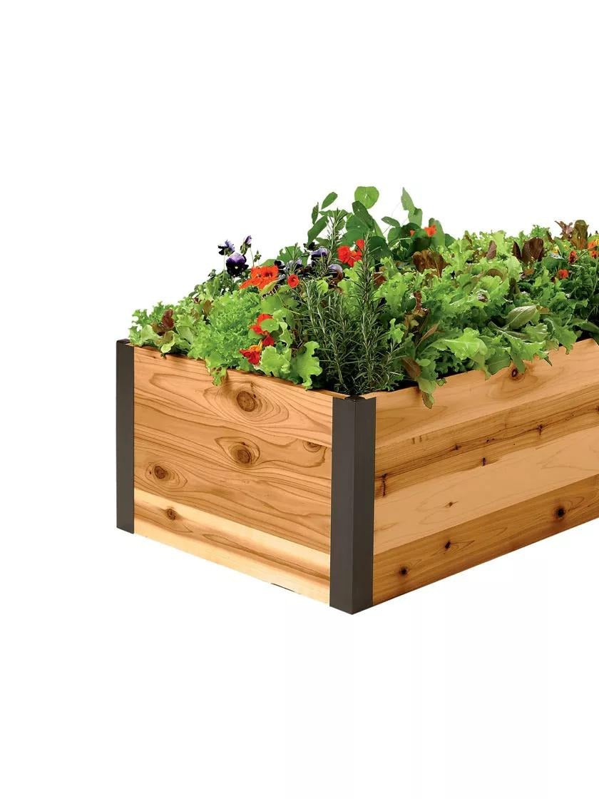 Deep RootTM Cedar Raised Beds, 2' Wide (14.5" D)