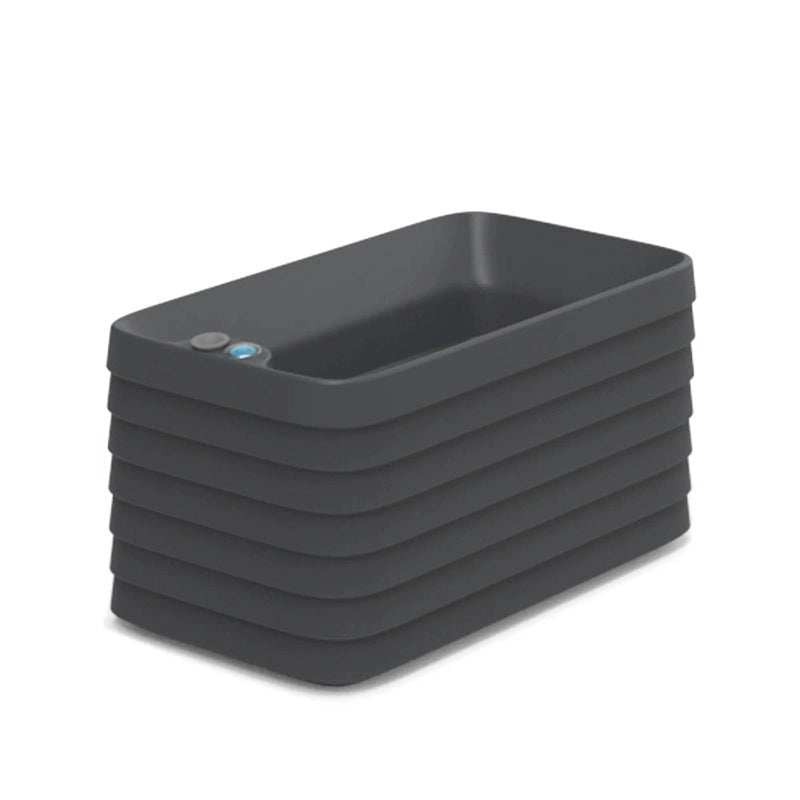 TruDrop Slat Window Box Planter