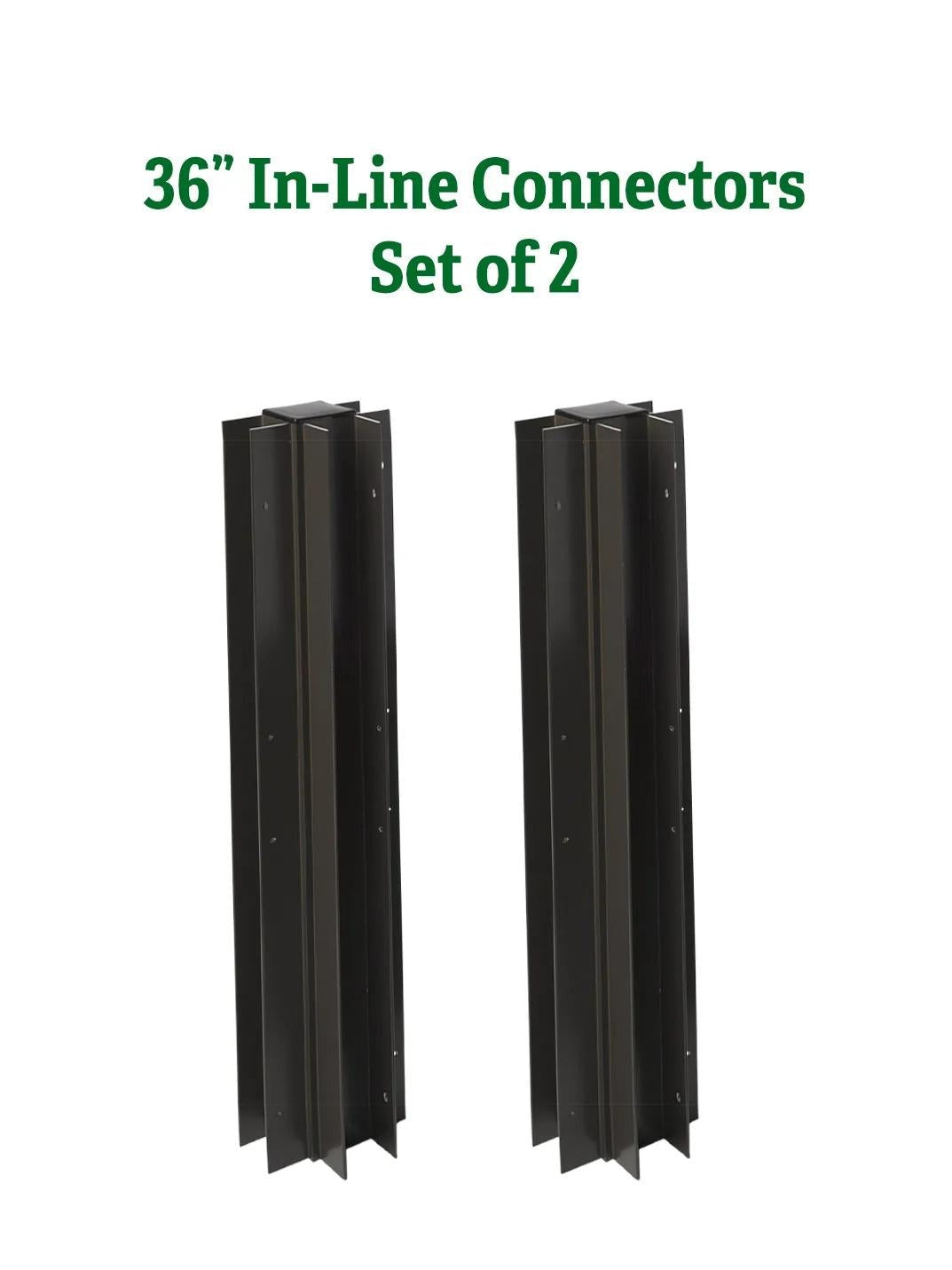1" LifetimeTM In-Line Connectors, Set of 2