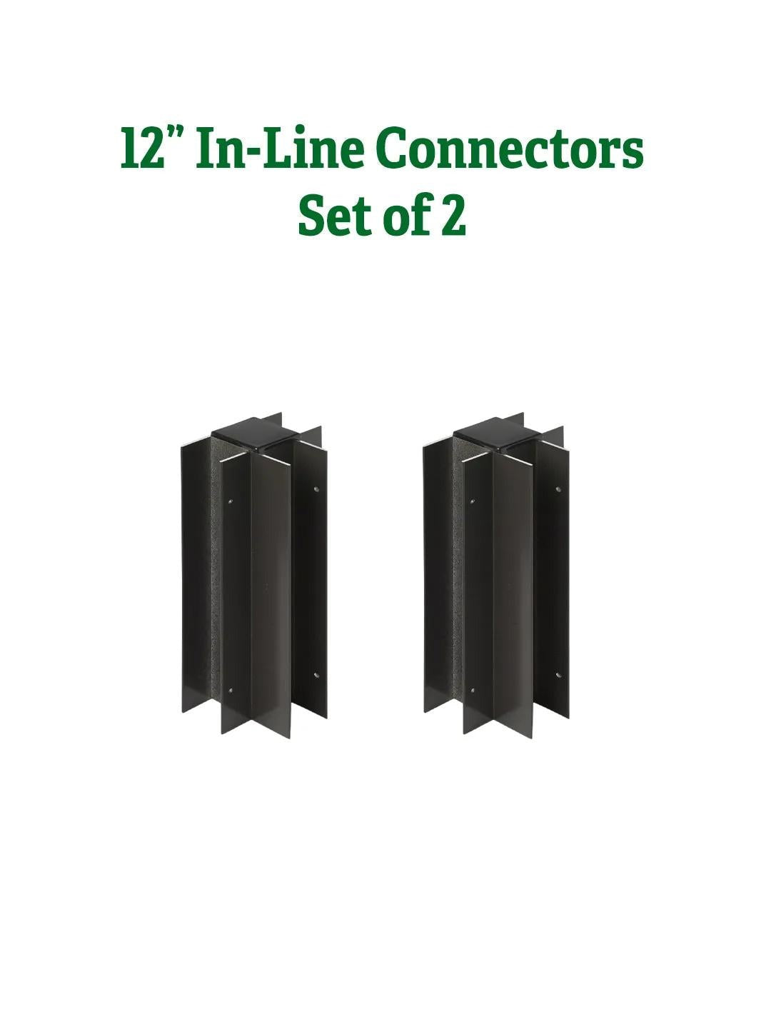 1" LifetimeTM In-Line Connectors, Set of 2