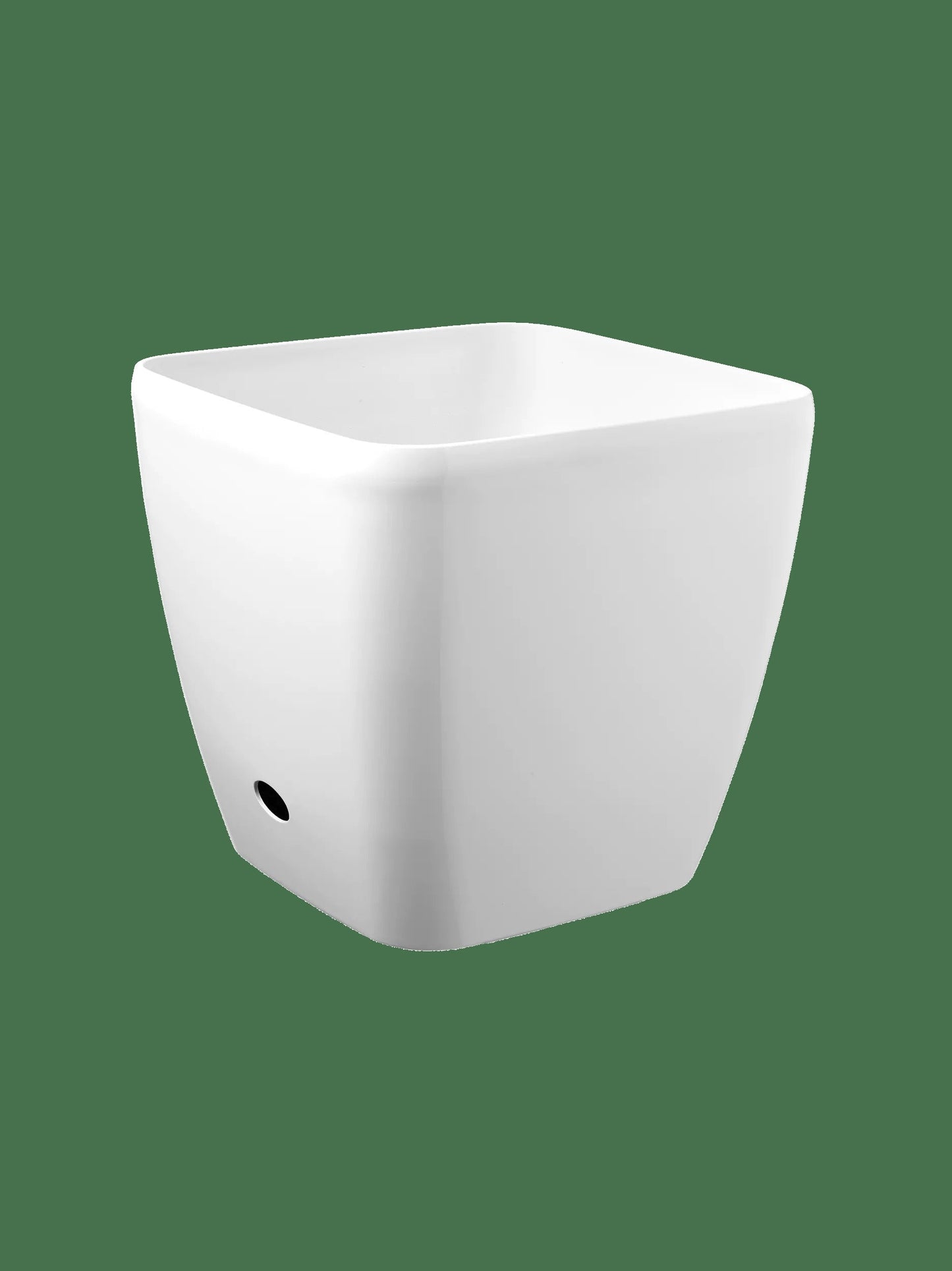 VivaTM Square Self-Watering Rolling Planter, 14" Diameter