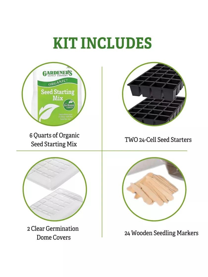 Organic GrowEaseTM Seed Starting Success Kit