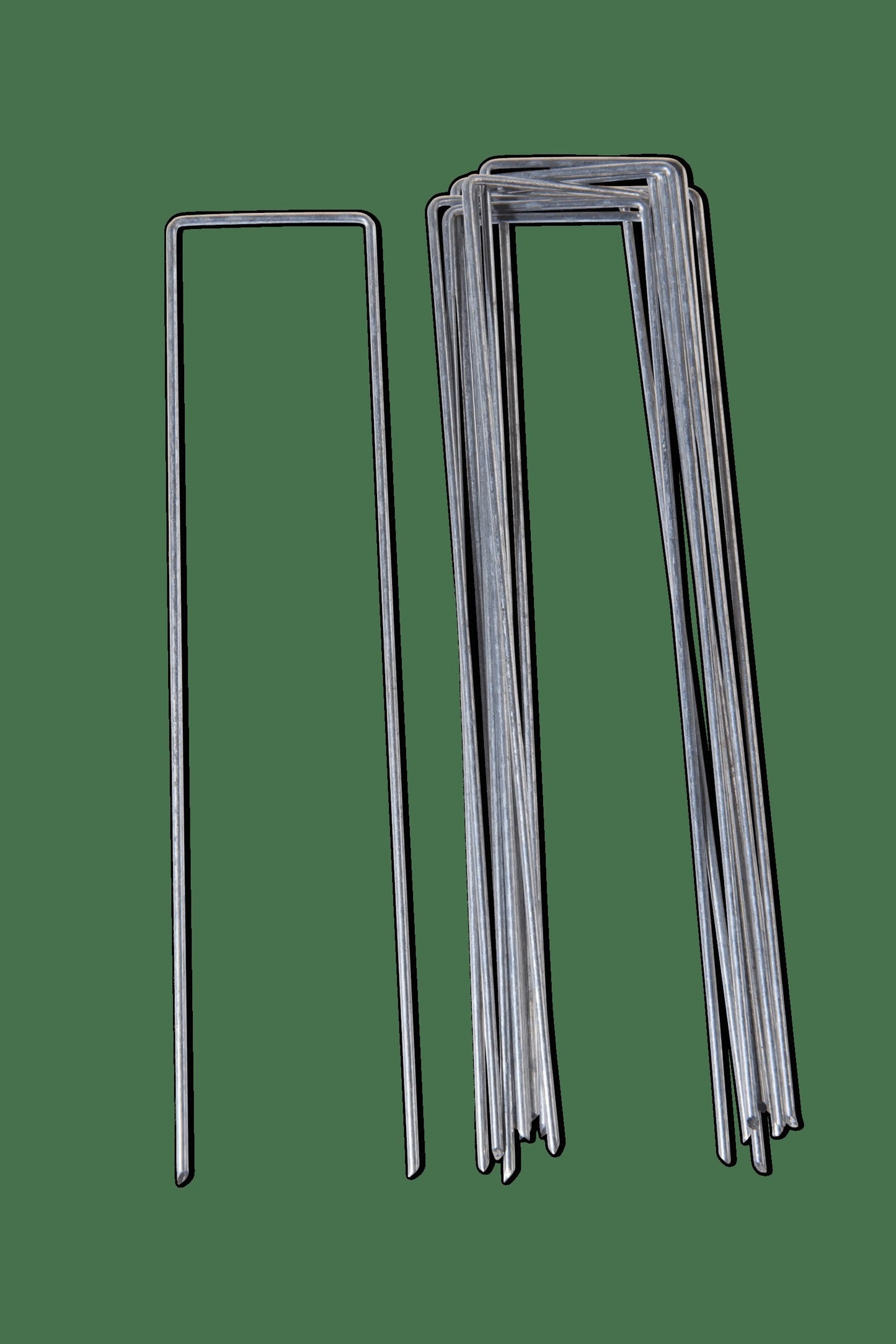 Extra-Tall Earth Staples, Set of 10