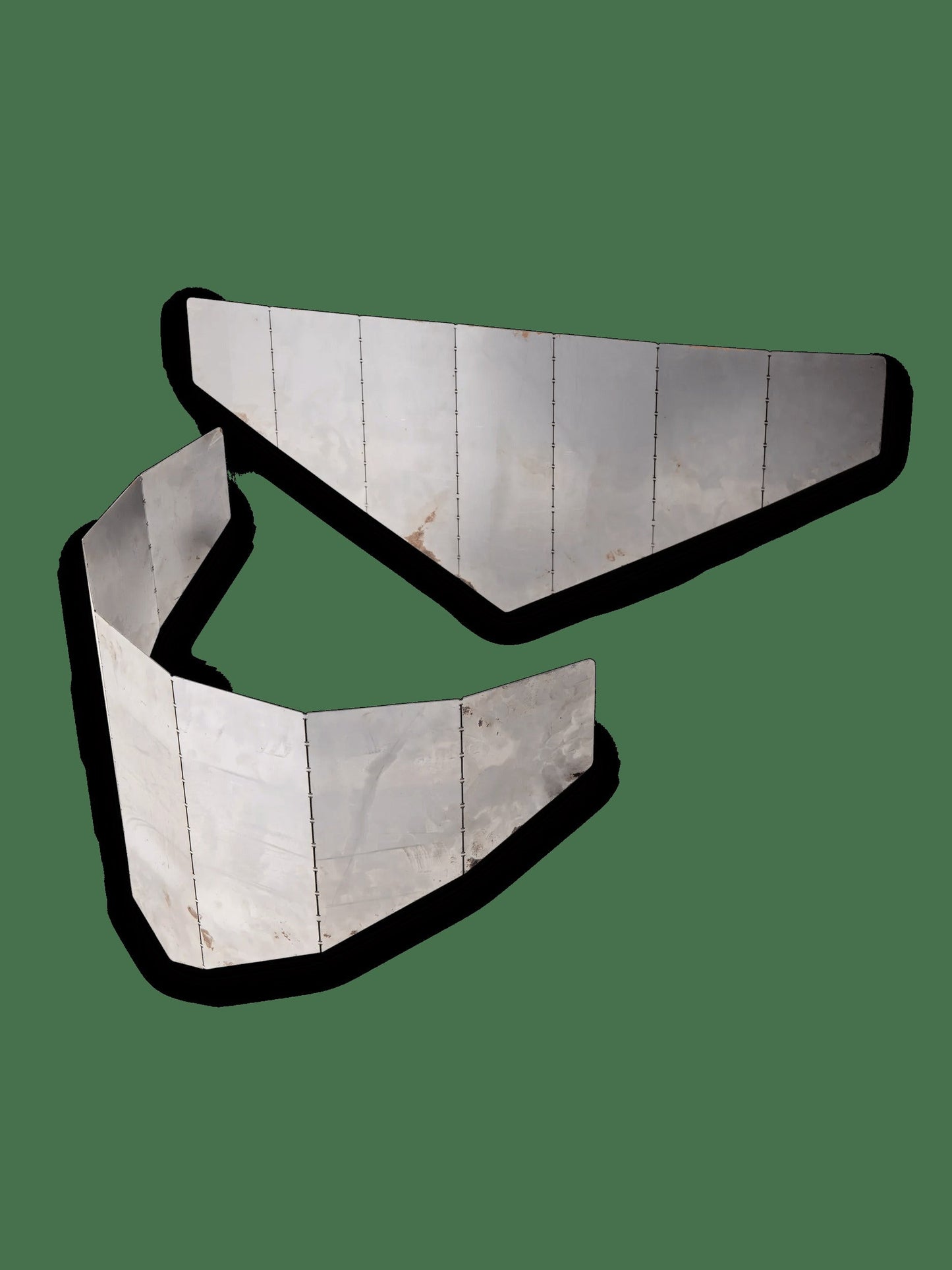 Corten Steel Hillside Planter, Set of 2