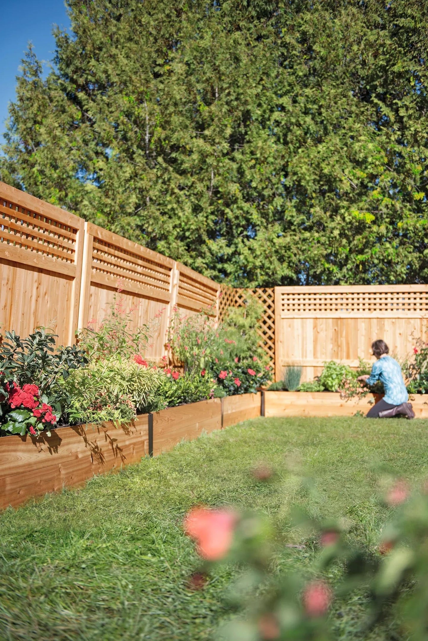 Deep RootTM Cedar Raised Beds, 2' Wide (14.5" D)