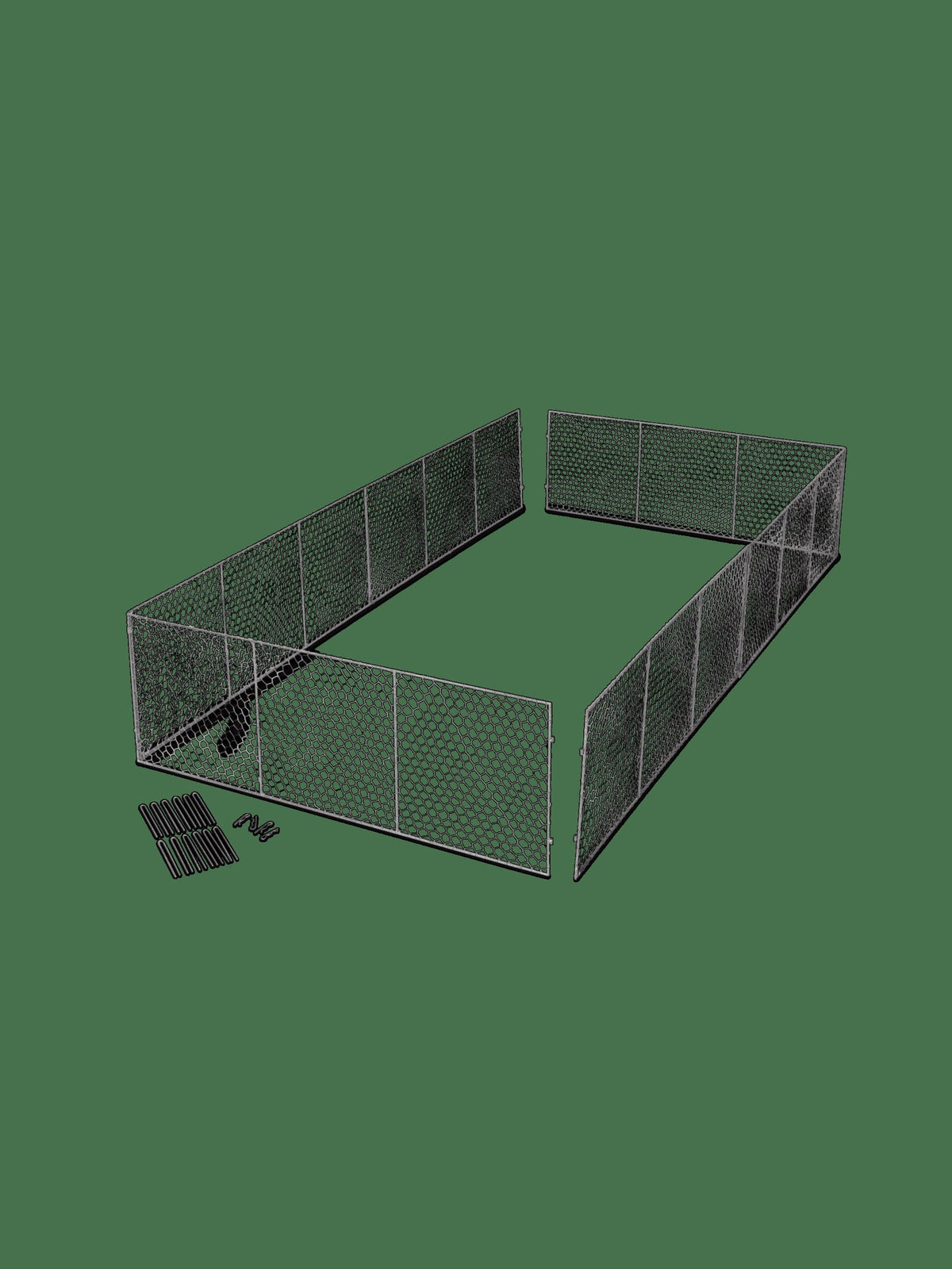 Chicken Wire Critter Fence, 16" High