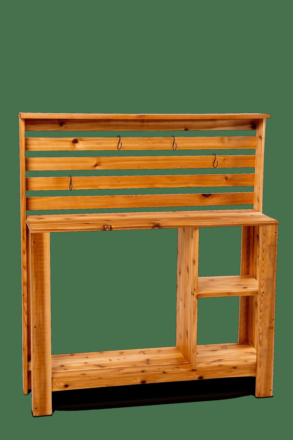Gardeners Supply Tall Cedar Potting Bench