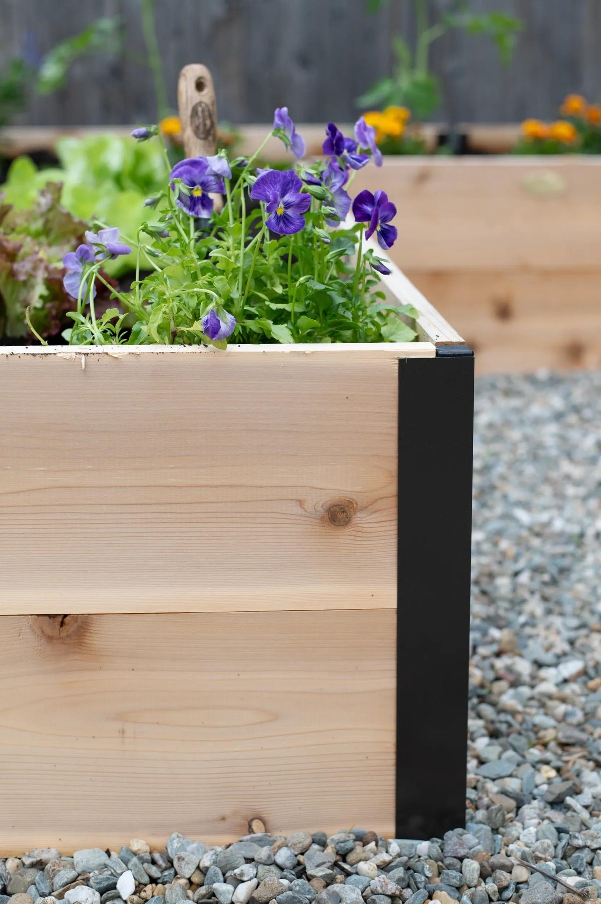 Deep Root Cedar Raised Beds, 12' Wide U-Shaped (14" D)