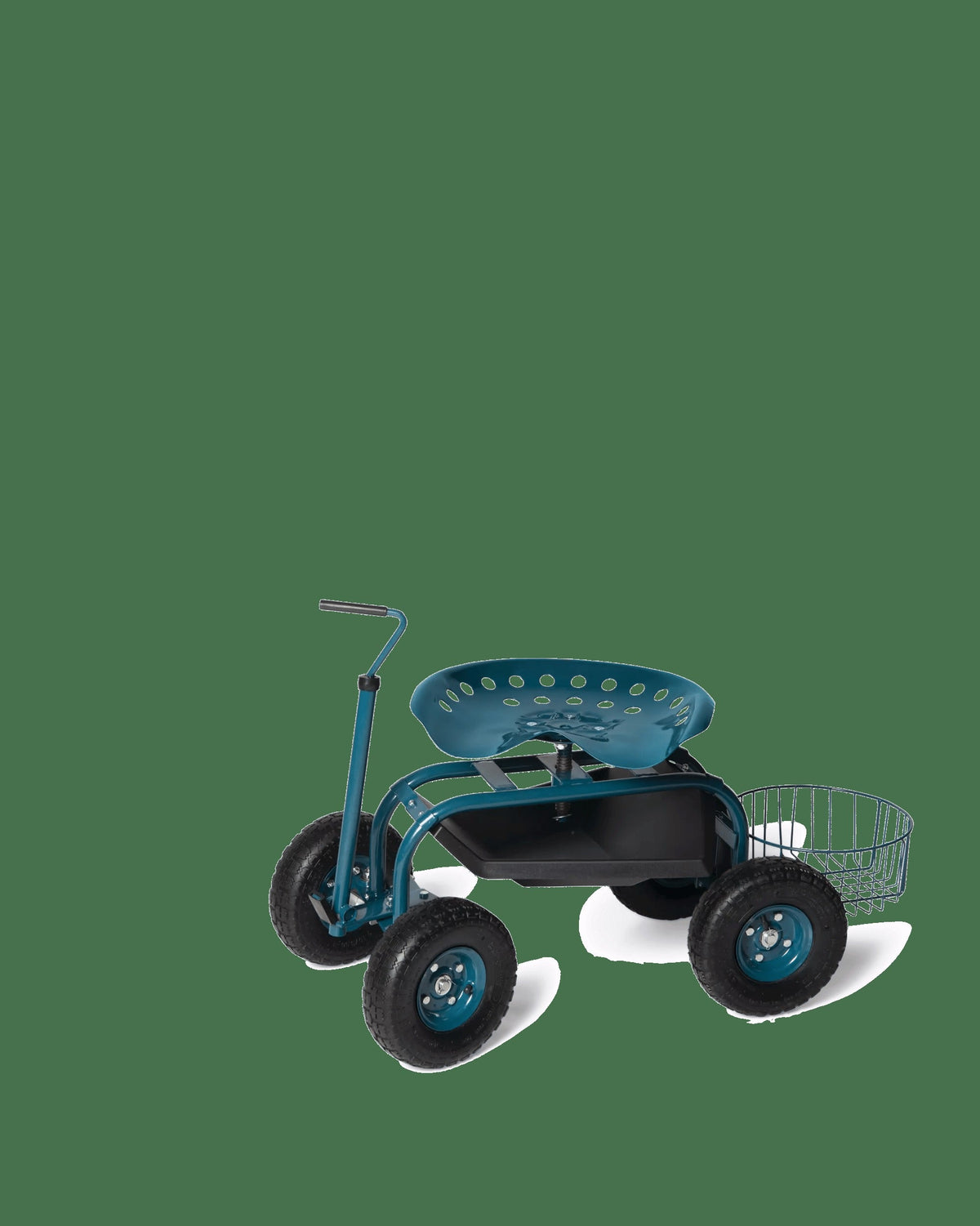 Deluxe Tractor Scoot with Bucket Basket