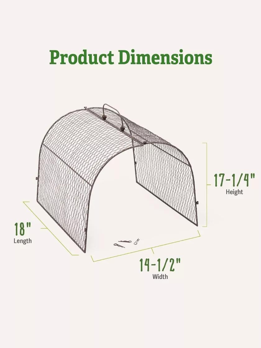 Chicken Wire Row Cloche Mid-Section, XL