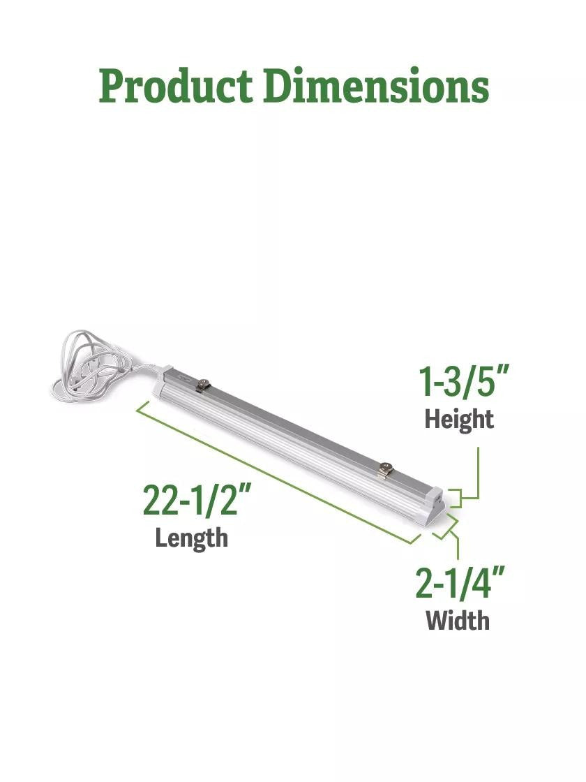 OsloTM 2' LED High Output Replacement Fixtures with Magnetic Clips, Set of 2