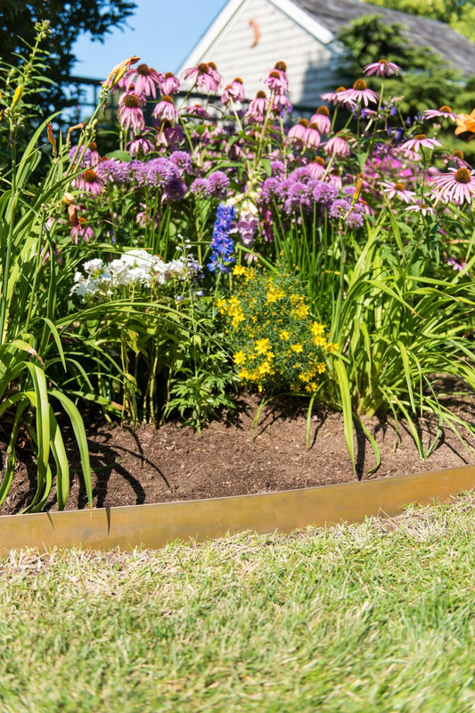 Corten Steel Edging 5" H, Set of 3