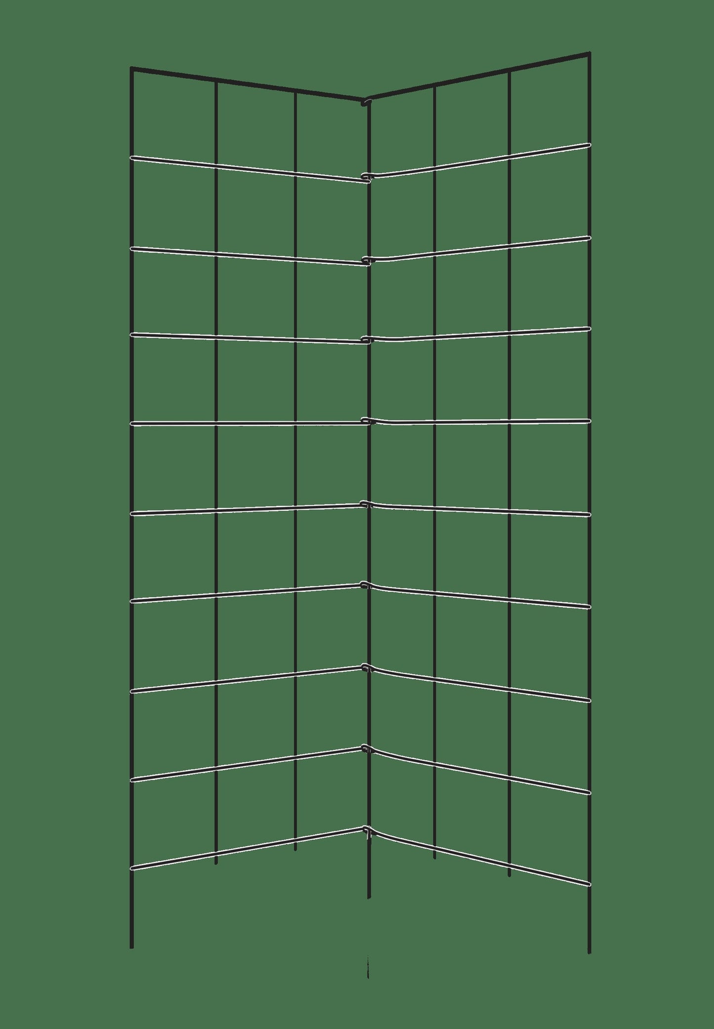 Two Panel Folding Trellis