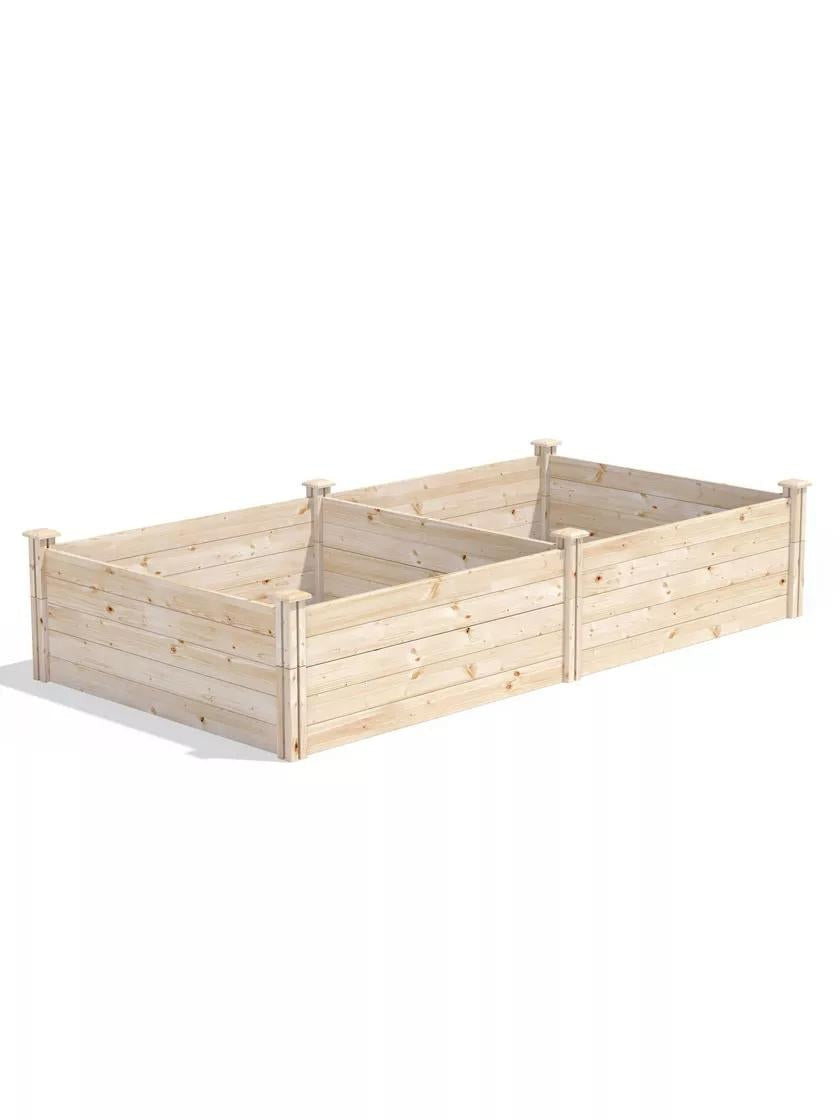 Pine Raised Garden Beds, 4'x8'