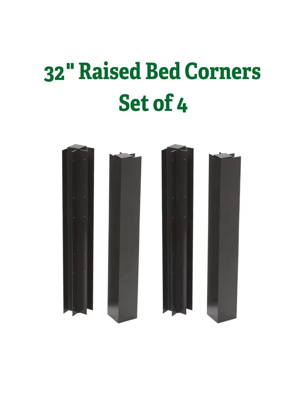 2" LifetimeTM Raised Bed Corners, Set of 4
