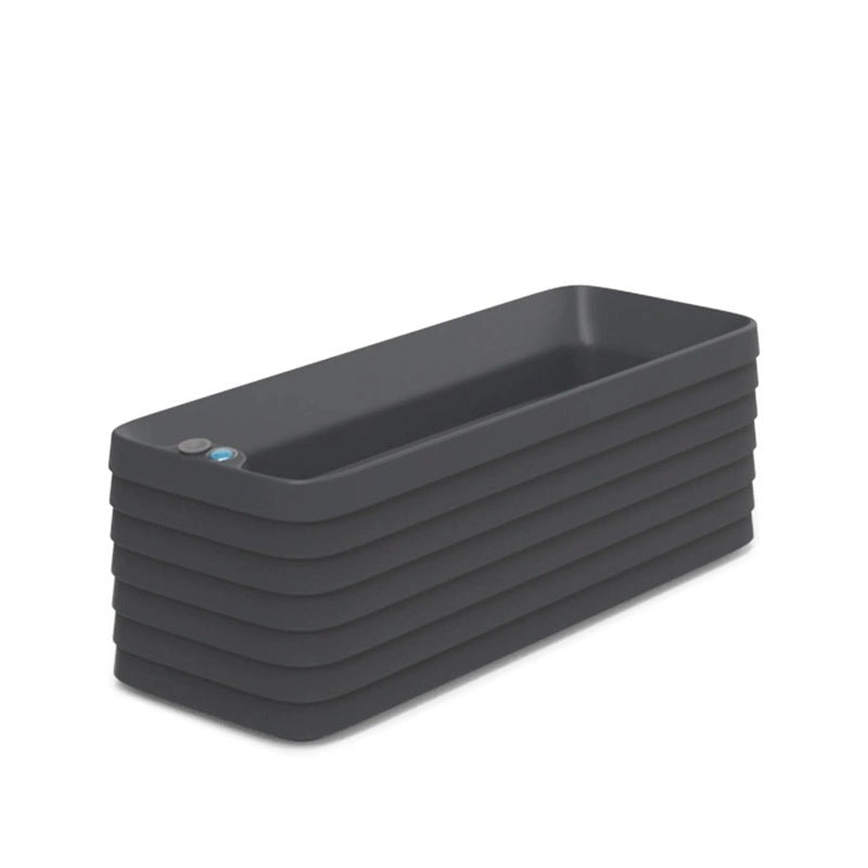 TruDrop Slat Window Box Planter