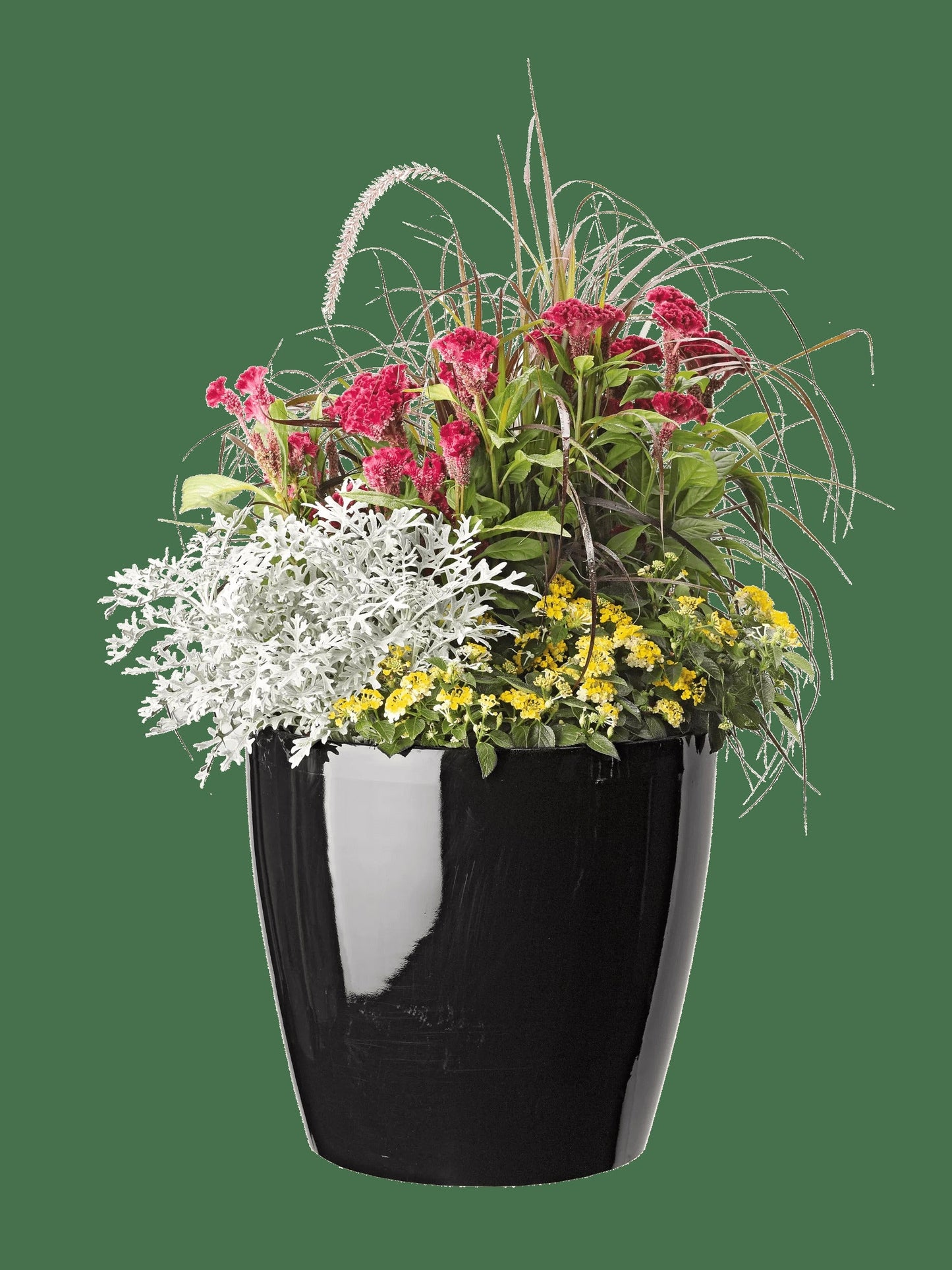VivaTM Round Self-Watering Rolling Planter, 17.25” Diameter