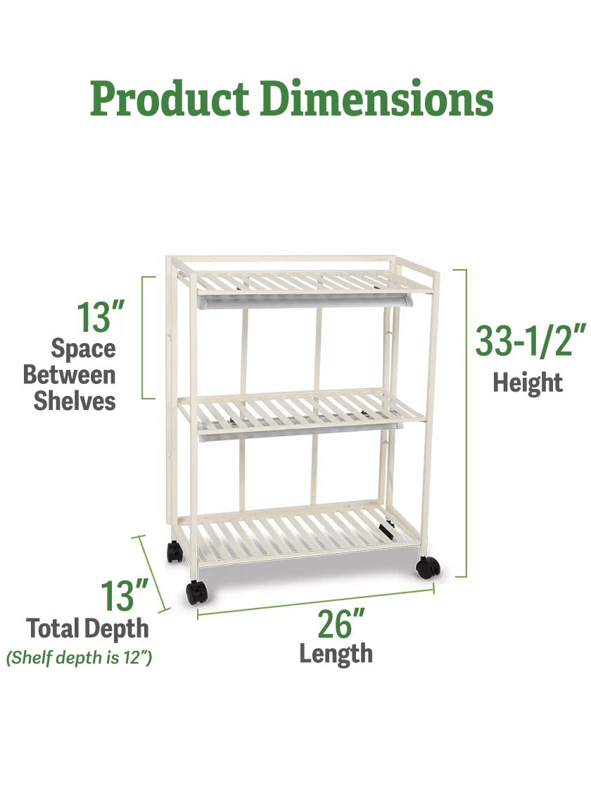 OsloTM 2-Tier LED Grow Light Garden, 2 Fixtures