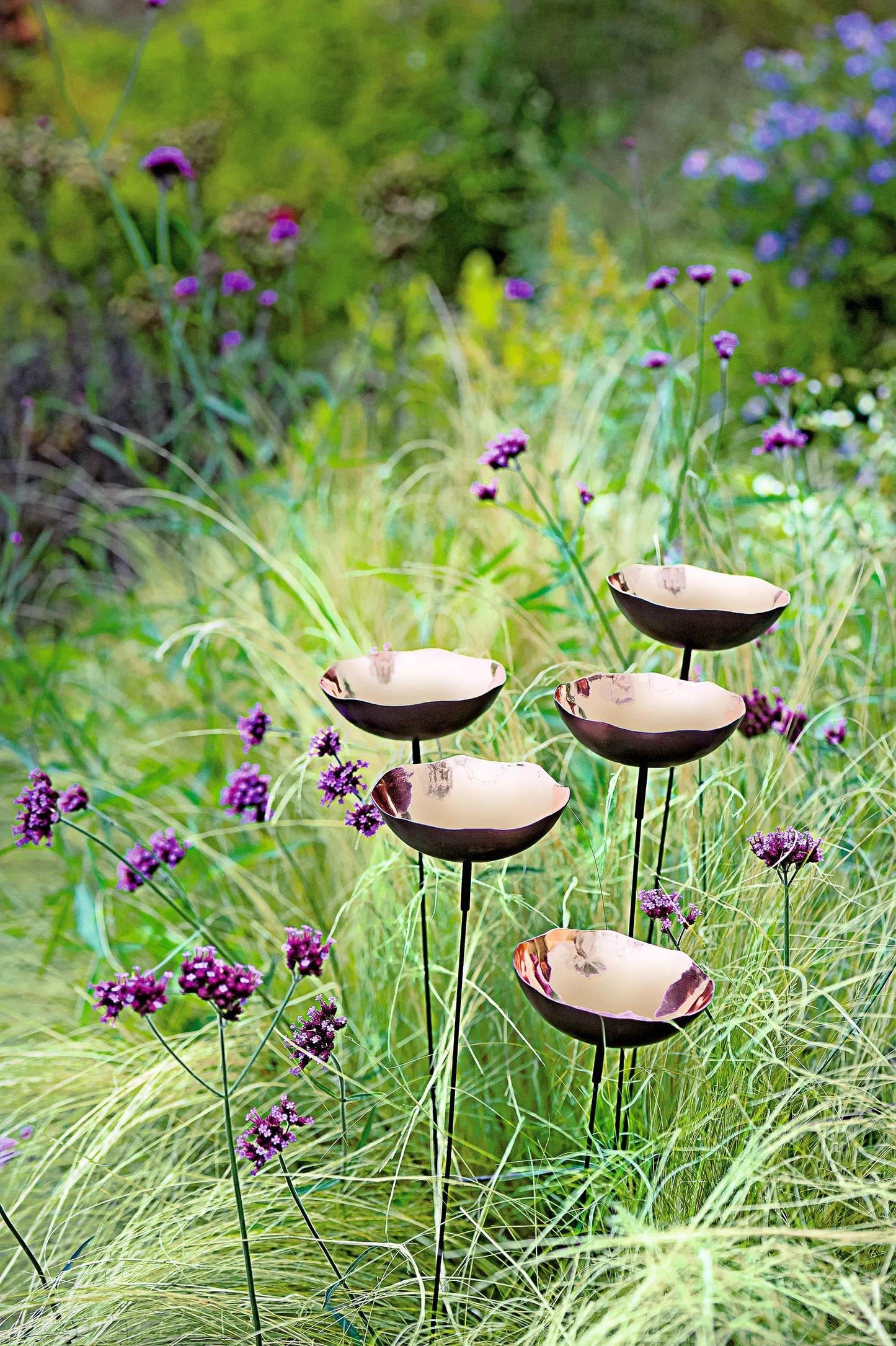 Copper Poppy Sways, Set of 5