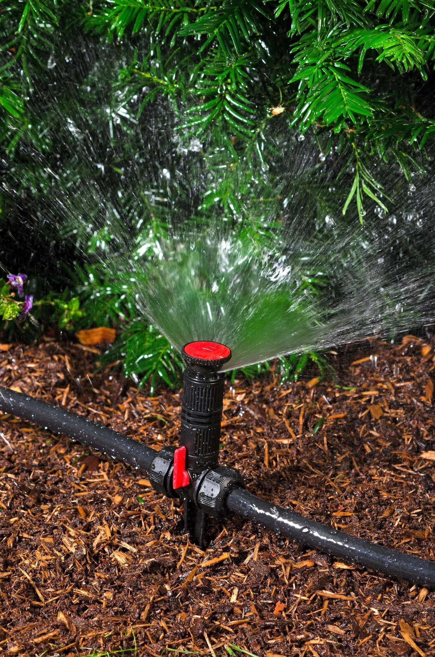 Snip-n-SprayTM Garden and Landscape Sprinkler System
