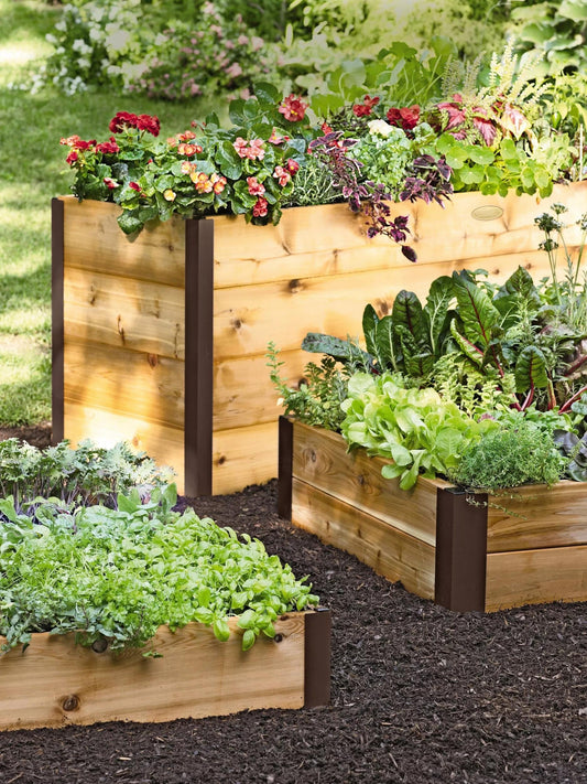 Elevated Cedar Raised Bed, 2' x 8'