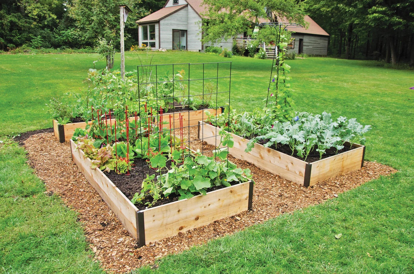 Deep RootTM Cedar Raised Beds, 4' Wide (14.5" D)